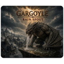 Gargoyle Regenpijp Donker Realisme