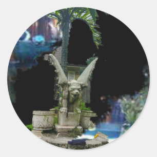 Gargoyle Ronde Sticker