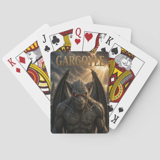 Gargoyle Speelkaarten, Pokerkaarten (Achterkant)