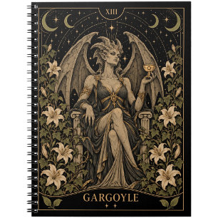 Gargoyle, Starlit Tarot Kunst Notitieboek