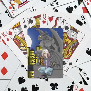 Gargoyle Stedelijk Fantasie Stadsgezicht Pokerkaarten