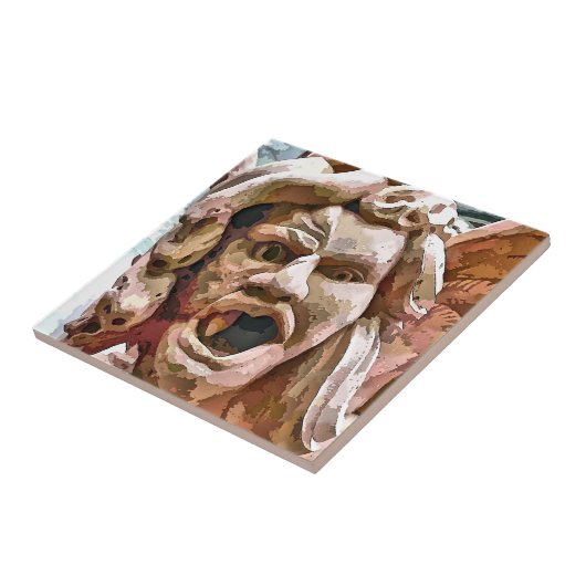 GARGOYLE TEGELTJE (Zijkant)