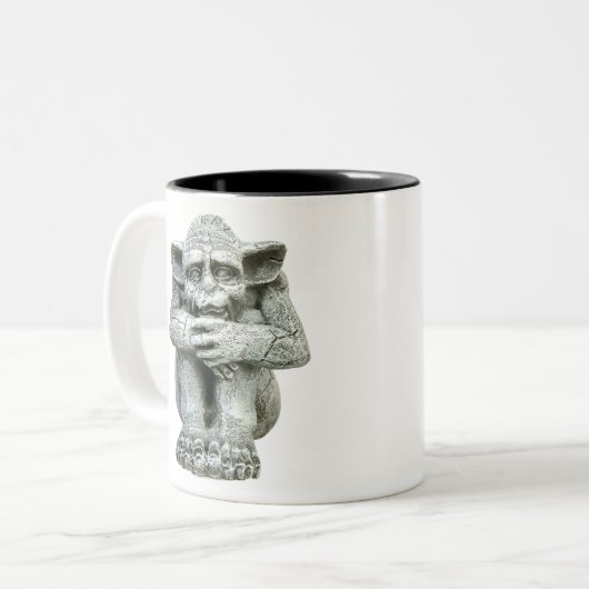 Gargoyle Tweekleurige Koffiemok (Voorkant links)