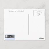 Gargoyle uitzicht Parijs, Notre Dame Briefkaart (Achterkant)