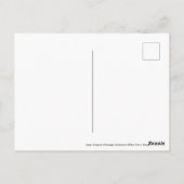 Gargoyle van de kathedraal van Santiago in Bilbao. Briefkaart (Achterkant)