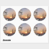 Gargoyle van Notre-Dame Ronde Sticker (Vel)