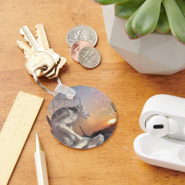 Gargoyle van Notre-Dame Sleutelhanger