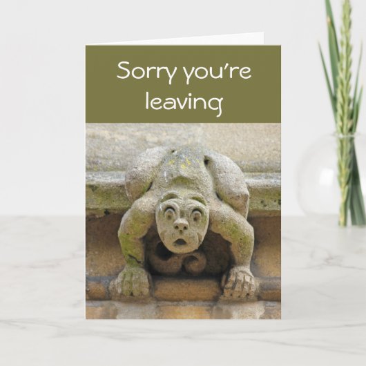 Gargoyle verlatkaart kaart (Voorkant)