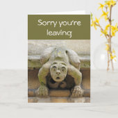 Gargoyle verlatkaart kaart (Gele Bloem)