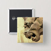 GARGOYLE VIERKANTE BUTTON 5,1 CM (Voorkant /achterkant)