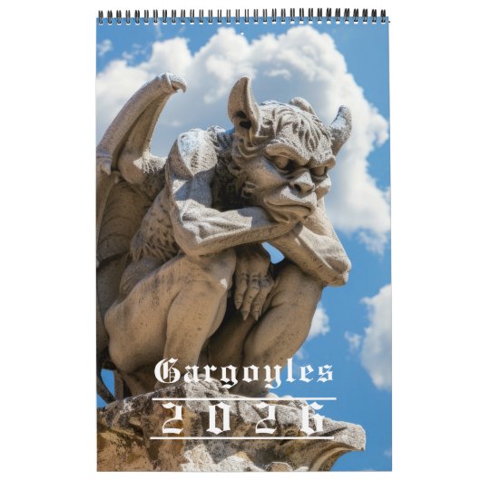 Gargoyles 2026 Kalender (Hoes)