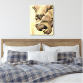 GARGOYLES CANVAS AFDRUK (Insitu (Slaapkamer))