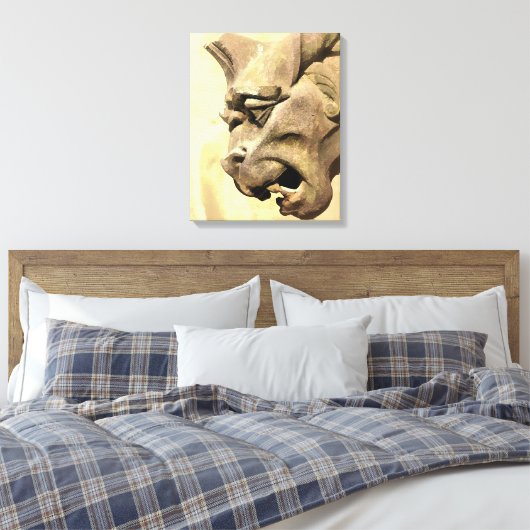 GARGOYLES CANVAS AFDRUK (Insitu (Slaapkamer))