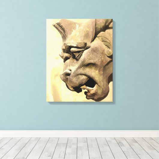 GARGOYLES CANVAS AFDRUK (Insitu (Houten vloer))