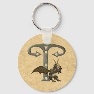 Gargoyles Monogram T Sleutelhanger