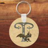 Gargoyles Monogram T Sleutelhanger (Voorkant)