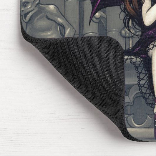 "Gargoyles of Notre Dame" Mousepad Muismat (Hoek)