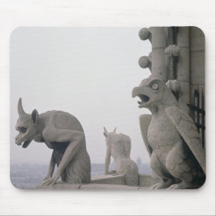 Gargoyles op de balustrade van de Grande Muismat