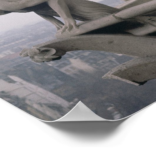 Gargoyles op de balustrade van de Grande Poster (Hoek)