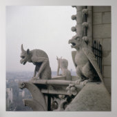 Gargoyles op de balustrade van de Grande Poster (Voorkant)