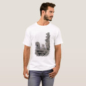 Gargoyles op de balustrade van de Grande T-shirt (Voorkant volledig)