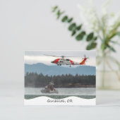 Garibaldi, Briefkaart van kustwacht (Staand voorkant)