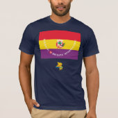 Garibaldi International Brigade Flag T-shirt (Voorkant)