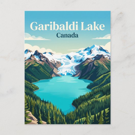 Garibaldi Lake Canada Briefkaart (Voorkant)