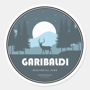 Garibaldi Provincial Park Deer Ronde Sticker