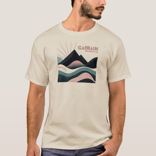 Garibaldi Provincial Park Gekleurde heuvels T-shirt (Voorkant)
