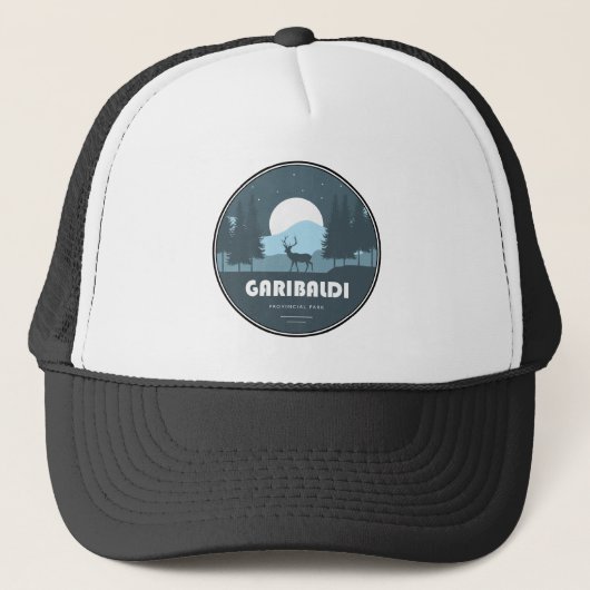 Garibaldi Provincial Park Herten Trucker Pet (Voorkant)