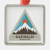 Garibaldi Provincial Park Metalen Ornament (Voorkant)