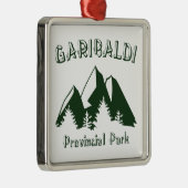 Garibaldi Provincial Park Metalen Ornament (Rechts)