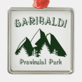 Garibaldi Provincial Park Metalen Ornament (Voorkant)