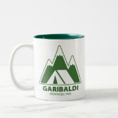 Garibaldi Provincial Park Mountains Camping Tweekleurige Koffiemok (Links)