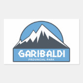 Garibaldi Provincial Park Rechthoekige Sticker (Voorkant)