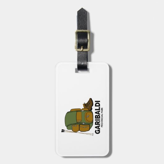 Garibaldi Provincial Park rugzak Bagagelabel (Voorkant verticaal)