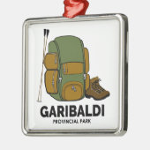 Garibaldi Provincial Park rugzak Metalen Ornament (Links)