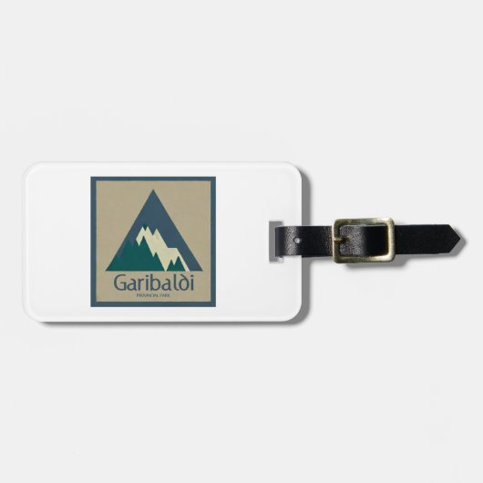 Garibaldi Provincial Park Rustiek Bagagelabel (Voorkant horizontaal)