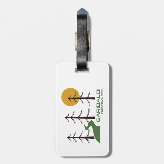 Garibaldi Provincial Park Trail Bagagelabel (Achterkant verticaal)