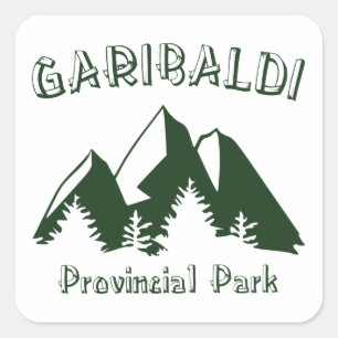 Garibaldi Provincial Park Vierkante Sticker