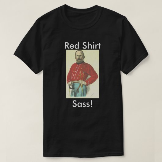 Garibaldi Red Shirten T-shirt (Design voorkant)