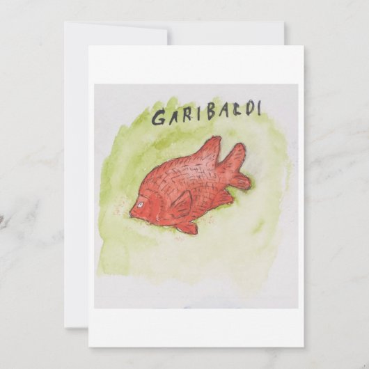 Garibaldi wenskaart kaart (Voorkant)