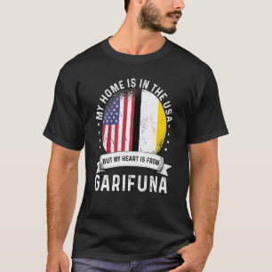Garifuna American Patriot Grown Proud Home USA Fla T-shirt