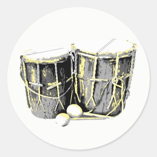 Garifuna Drum Stickers (Voorkant)