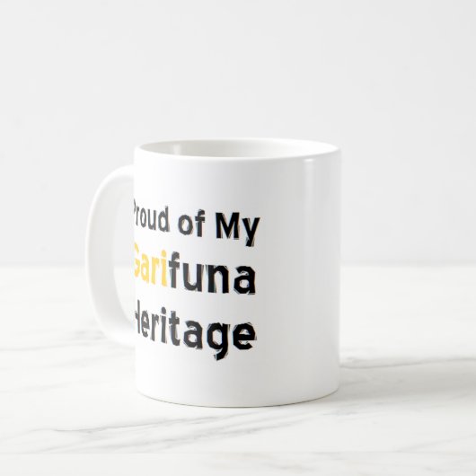 garifuna erfgoed koffiemok (Voorkant links)