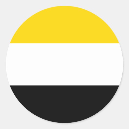 Garifuna, etnische vlag Arawakan Ronde Sticker (Voorkant)