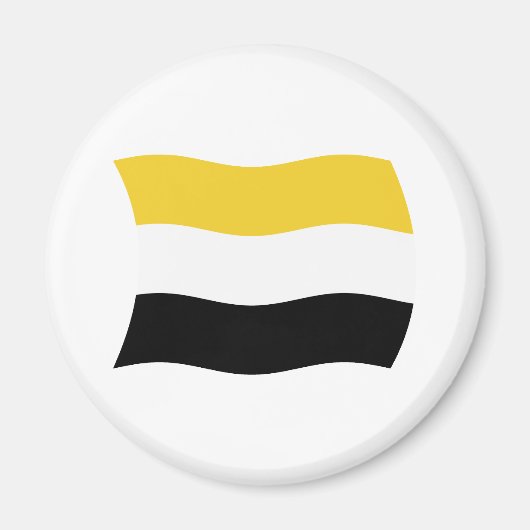 Garifuna Flag Magnet (Voorkant)