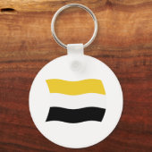 Garifuna Flag Sleutelhanger (Voorkant)
