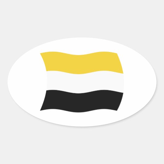 Garifuna Flag Sticker (Voorkant)